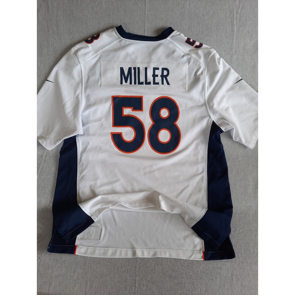 Nike Men XL NFL Player On Field Broncos Miller No.58 Jersey T-Shirt Short Sleeve